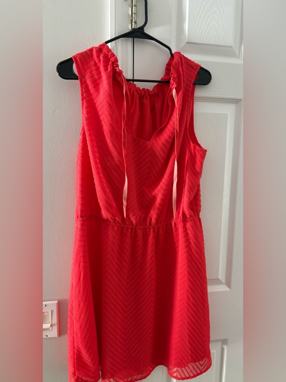 A New Day Orange  Sleeveless Women's Dress